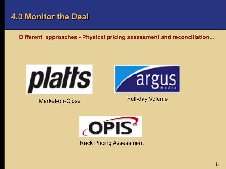Monitor the Deal - oil and gas supply trading 